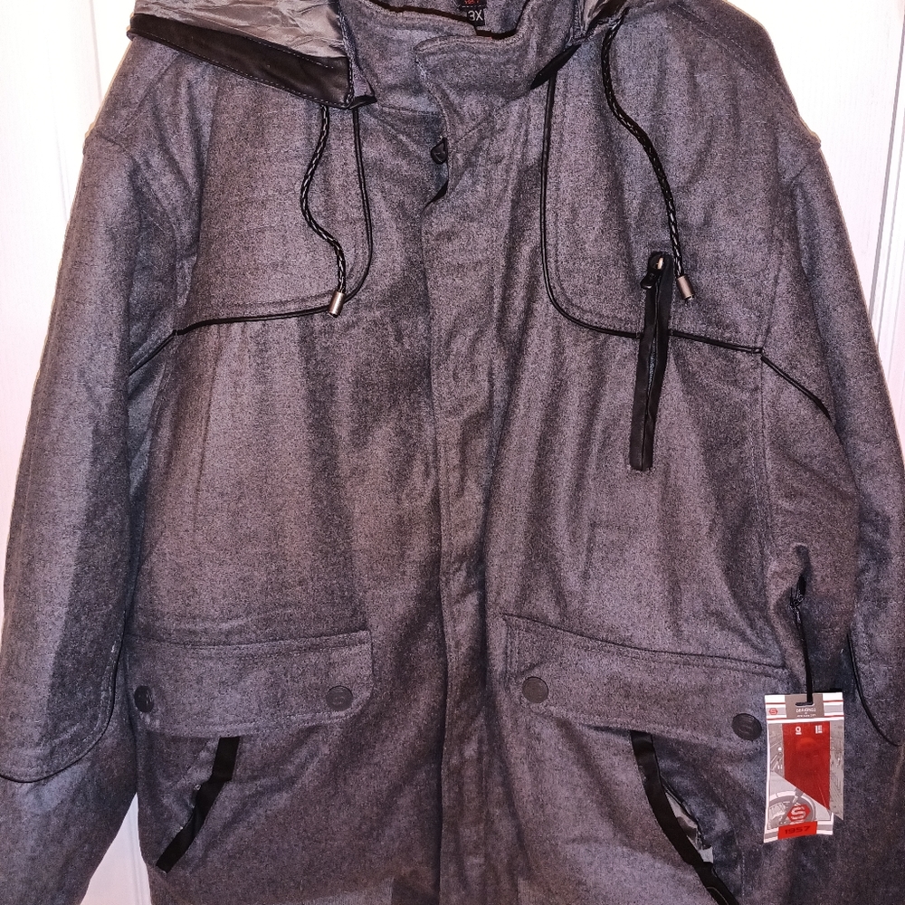 Heather Gray Coat 3XL